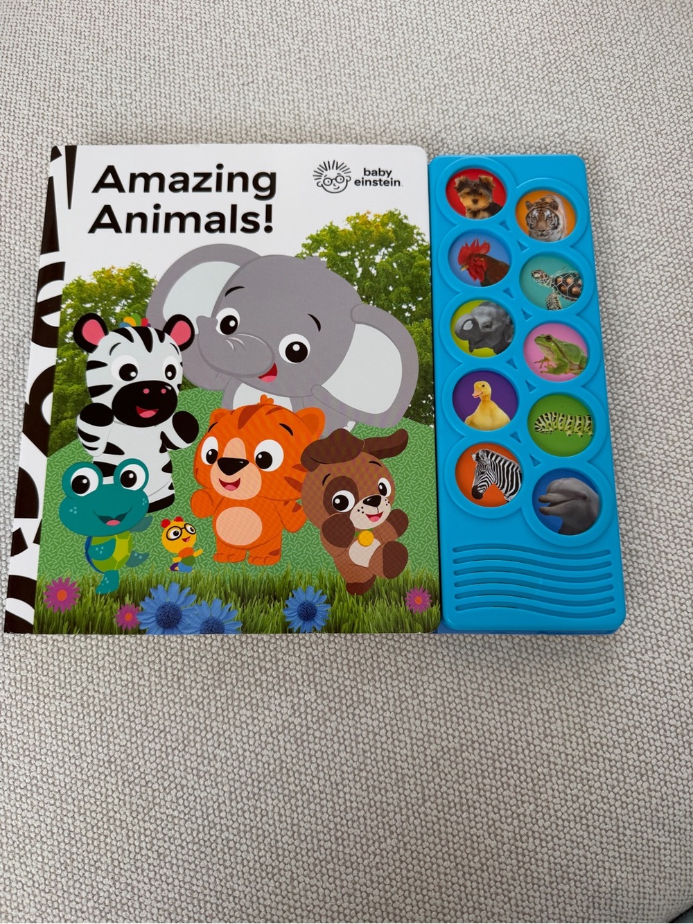 Baby Einstein Amazing Animals board sound book